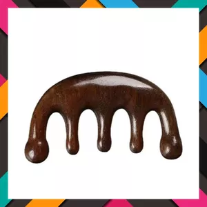 LƯỢC GỖ ĐÀN HƯƠNG NĂM CÁNH - Lược Gỗ Massage Da Đầu Lượt Chải Tóc Chống Tĩnh Điện