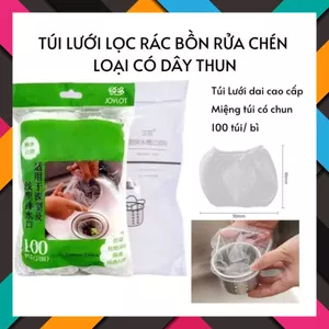 Set Túi Lọc Rác Bồn Rửa Chén Đa Năng-Túi Lưới Lọc Rác Dùng Một Lần An Toàn - SET TÚI LỌC CO GIÃN TỐT THOÁT NƯỚC NHANH