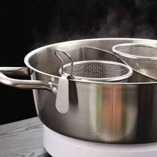 Giỏ Lưới Vớt Mì - Bún - Rau - Thức Ăn Nhúng Lẩu - VỢT LƯỚI VỚT GIA VỊ TOPPING