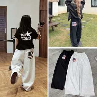 Hot Trendy- Quần Nỉ Bigsize Đôi Da Phong Cách Hàn Quốc - Chất Liệu Chống Xù, Phom Rộng, Túi Cờ