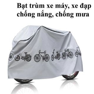 Bạt Phủ Xe Máy - BẠT TRÙM XE MÁY CHỐNG MƯA NẮNG BỤI BẨN CHẤT LƯỢNG CAO CHỐNG THẤM TUYỆT ĐỐI - BAO TRÙM CẢ XE