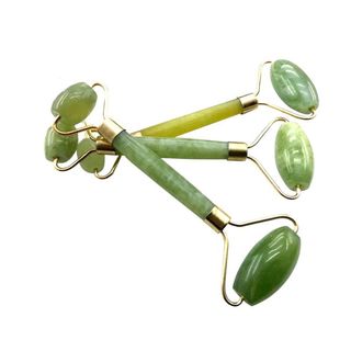 Cây Lăn Bằng Đá Ngọc Dùng Để Mát Xa Mặt - ĐÁ LĂN MẶT 2 ĐẦU CAO CẤP