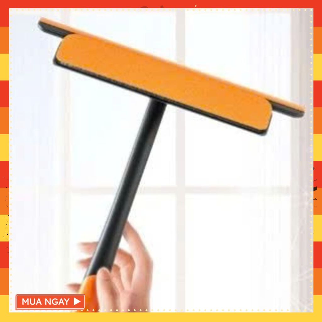 CHỔI GẠT NƯỚC DỌN KÍNH SIÊU TIỆN - Cây Lau Kính Cam Cầm Tay Đa Năng-Cây Gạt Kính 3in1 Nhỏ Gọn Dễ Dùng