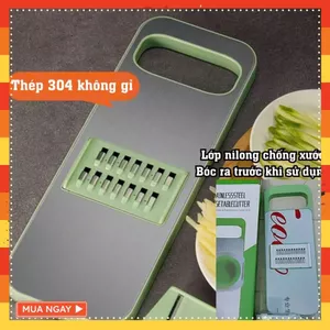 Bộ Nạo Rau Củ Đa Năng Chống Gỉ Sắt Inox 304-Dụng Cụ Bào Nạo Rau Củ Tiện Lợi - SET DAO BÀO 5 MÓN GỌN NHẸ DỄ VỆ SINH