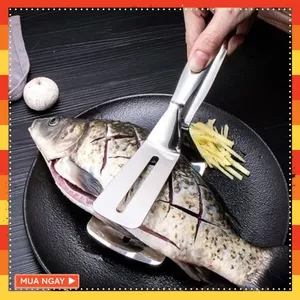 DỤNG CỤ KẸP GẮP ĐỒ NÓNG INOX AN TOÀN - Kẹp Gắp Đồ Chiên Rán Inox 304 Cao Cấp-Xẻng Gắp Đồ Nóng Không Bỏng Tay