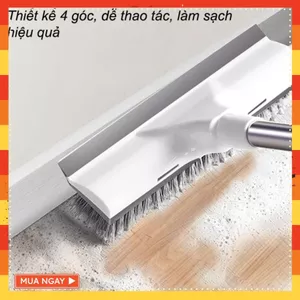 CHỔI CHÀ SÀN - Cây Chà Sàn Nhà Tắm - Quét Lau Sàn Nước - ChổI Cọ Nhà Vệ Sinh - Bàn Chải Chà Toilet Màu Trắng