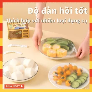 Hộp 100 màng bọc thực phẩm họa tiết hình hoạt hình siêu cưng - MÀNG BỌC DANG RÚT - MÃ: MANGBOC746
