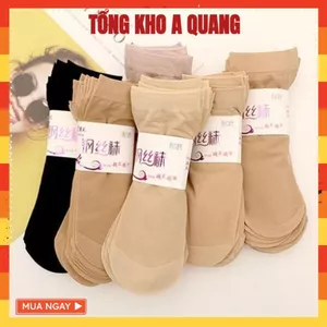 Tất Nữ - Đôi Vớ Da Siêu Bền Loại Cao Cấp Co Giãn Cực Tốt- Bảo Vệ Bàn Chân Khỏi Khô Da : VO DA