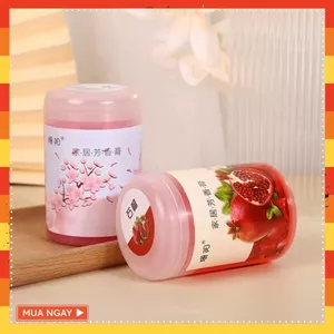 SÁP THƠM PHÒNG HOA QUẢ KHỬ MÙI HƯƠNG THƠM TỰ NHIÊN - Lọ Sáp Hình Trụ 90g AK938