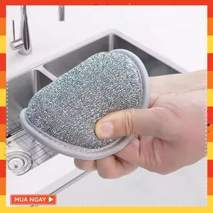 MÚT RỬA CHÉN BÁT 2 MẶT CHO NHÀ BẾP HIỆN ĐẠI - Giẻ Rửa Bát 2 Mặt Tiện Dụng,Miếng Chà Xoong Nồi Chảo Sạch Sâu