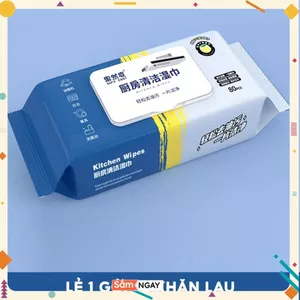 Khăn ướt Lau bếp đa năng gói 80 tờ Siêu tiết kiệm - KHĂN LAU BẾP ĐA NĂNG SIÊU SẠCH - KHANLAU78246