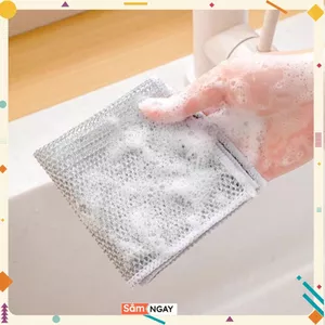 SET 10 MIẾNG GIẤY BẠC TRÒN LÓT BẾP GA CHỐNG BÁM BẨN - CHỐNG TRÀN DẦU MỠ KHI NẤU - Tấm Cọ Rửa Không Mòn