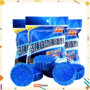 Túi 10 Viên Giúp Nhà Vệ Sinh Luôn Sạch - Viên Vệ Sinh Wc Tự Động Mỗi Lần Xả - VIÊN TẨY BỒN CẦU KHỬ MÙI TOILET