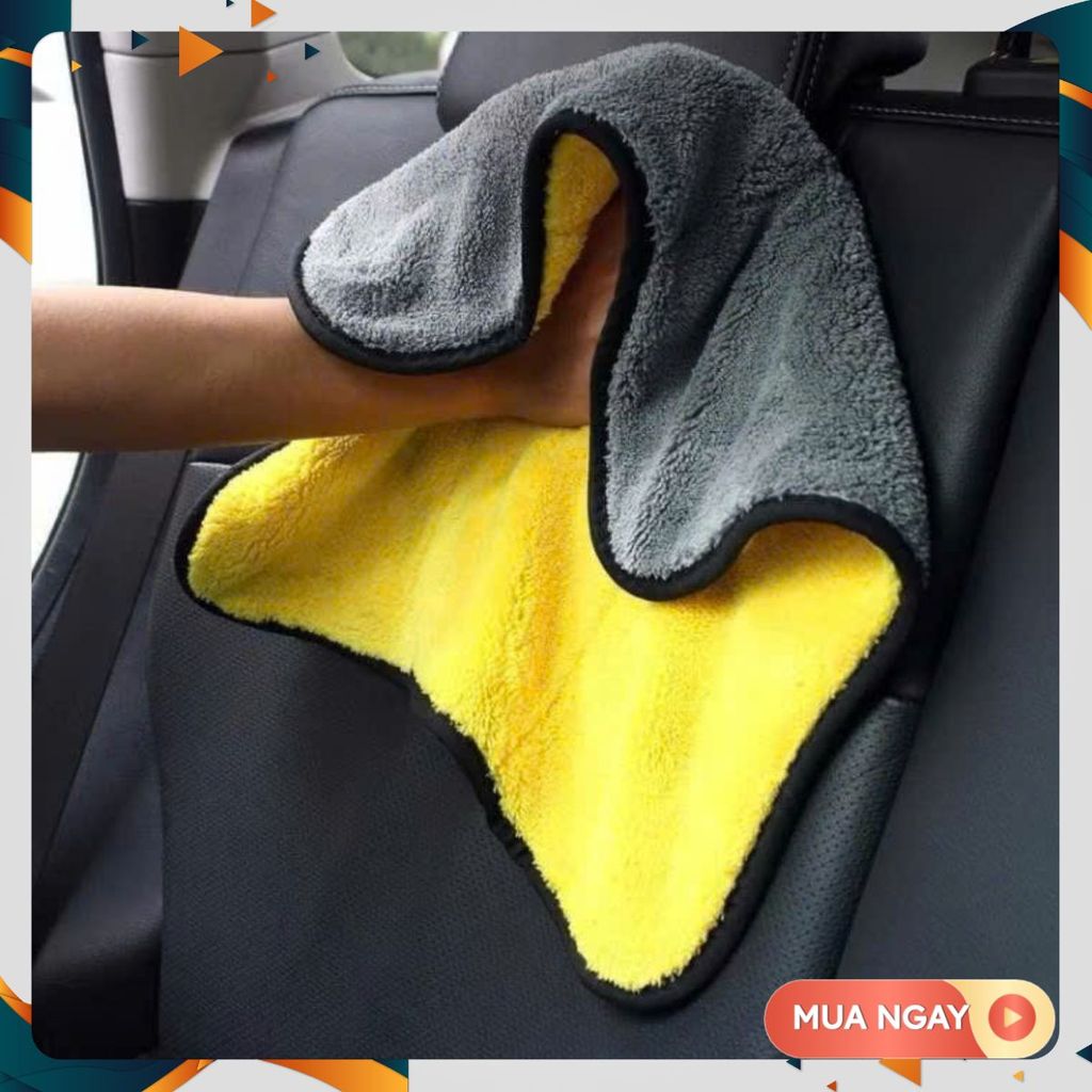 [COMBO 10] Khăn lau đa năng 2 mặt vàng xám - KHĂN LAU VANG XAM - MÃ: KHAN LAU BEP