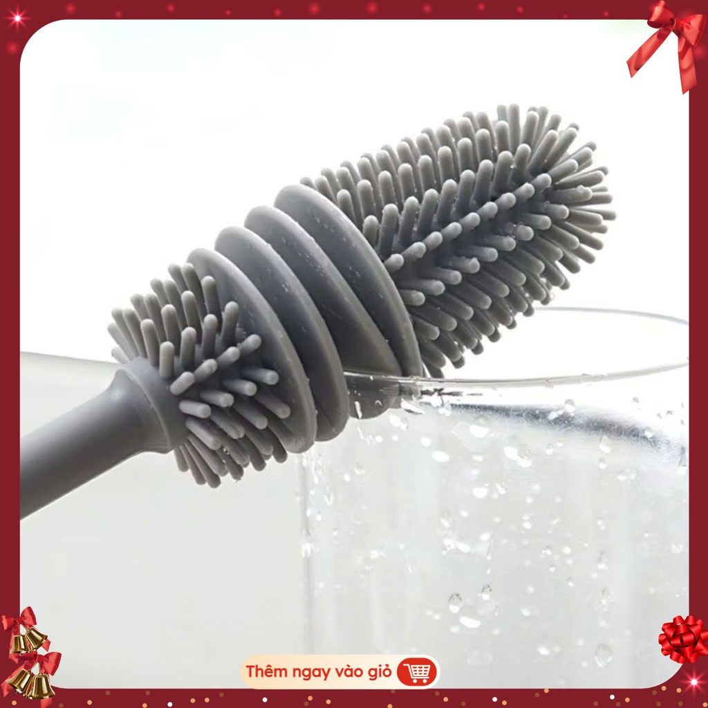 [COMBO 10] CỌ CỐC SILICON-Cây Cọ silicon rửa ly cốc chén- bình sữa đa năng tiện lợi-MA: CAYCOCOCTIENLOI25