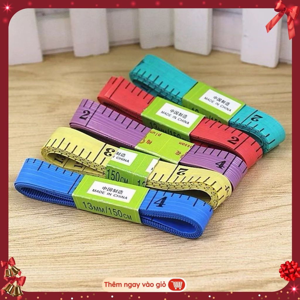 [COMBO 20 ]THƯỚC DÂY ĐO 150CM ĐẦU THÉP ĐO EO 3 VÒNG KIỂM TRA SỨC KHỎE - Thước dây 1,5m nhiều màu bền / đẹp đo chiều cao