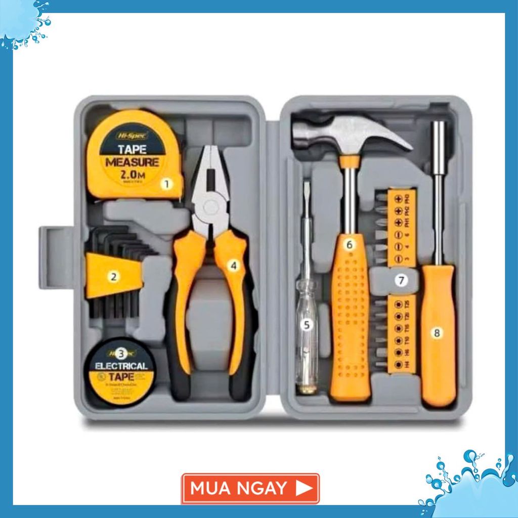 DỤNG CỤ SỬA CHỮA 24 CHI TIẾT- Bộ Dụng Cụ Mở Bulong Ốc Vít Đa Năng 24 Chi Tiết- Đồ Nghê Sửa Chữa Ô Tô Xe Máy
