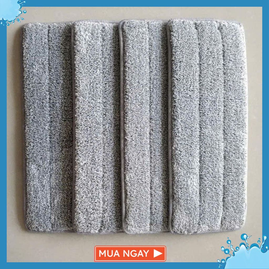 [COMBO 10] Miếng Vải Lau Nhà Dễ Giặt Sạch - Bông Lau Thay Thế Tiện Lợi - TẤM VẢI THAY THẾ CHỐNG BÁM BẨN SIÊU HÚT NƯỚC