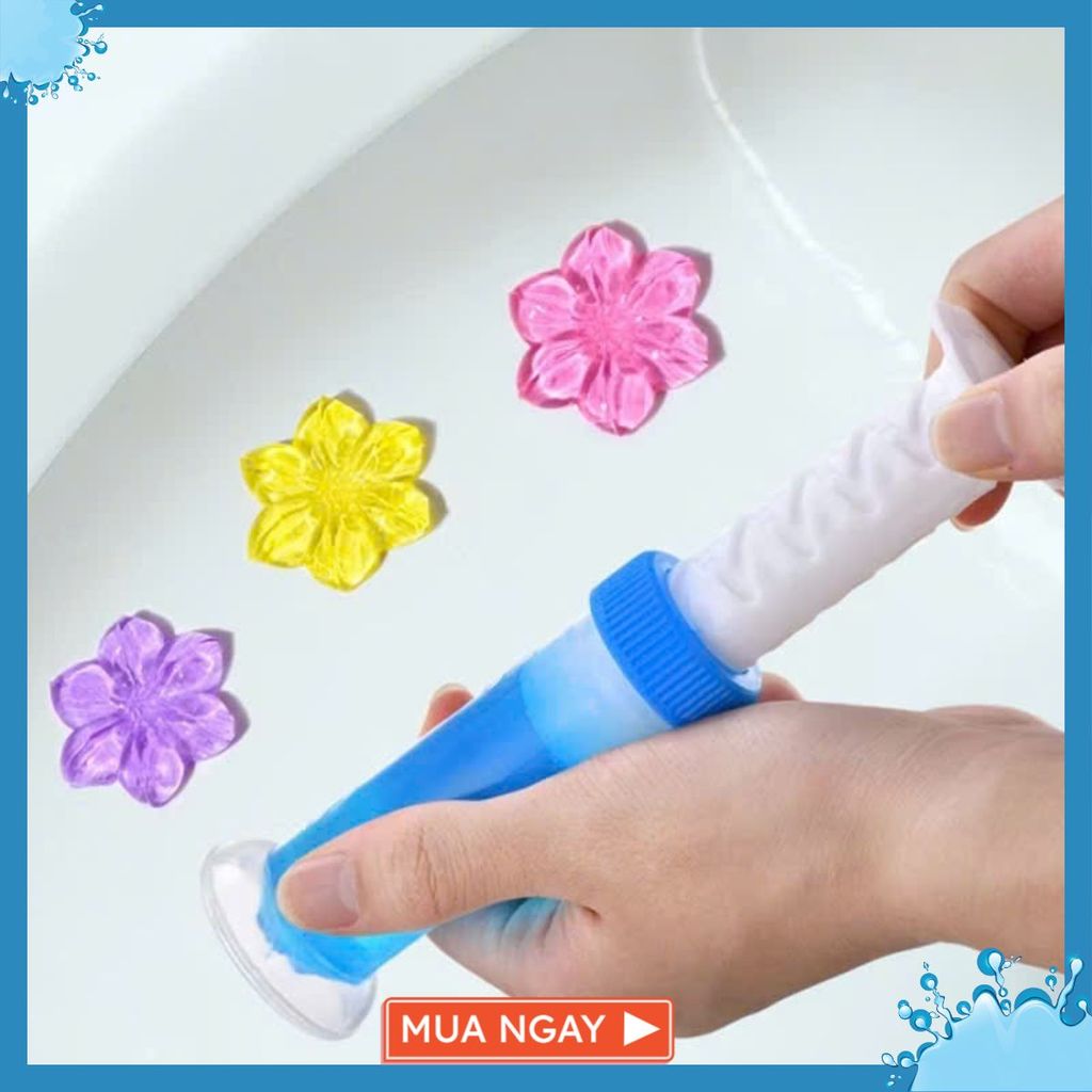 Gel Tẩy Rửa Bồn Cầu Hương Hoa Dịu Nhẹ-Cây Gel Thơm Khử Mùi Bồn Cầu Kháng Khuẩn - GEL KHỬ TRÙNG NHÀ VỆ SINH AN TOÀN