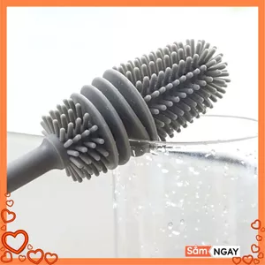 CỌ CỐC SILICON-Cây Cọ silicon rửa ly cốc chén- bình sữa đa năng tiện lợi-MA: CAYCOCOCTIENLOI25