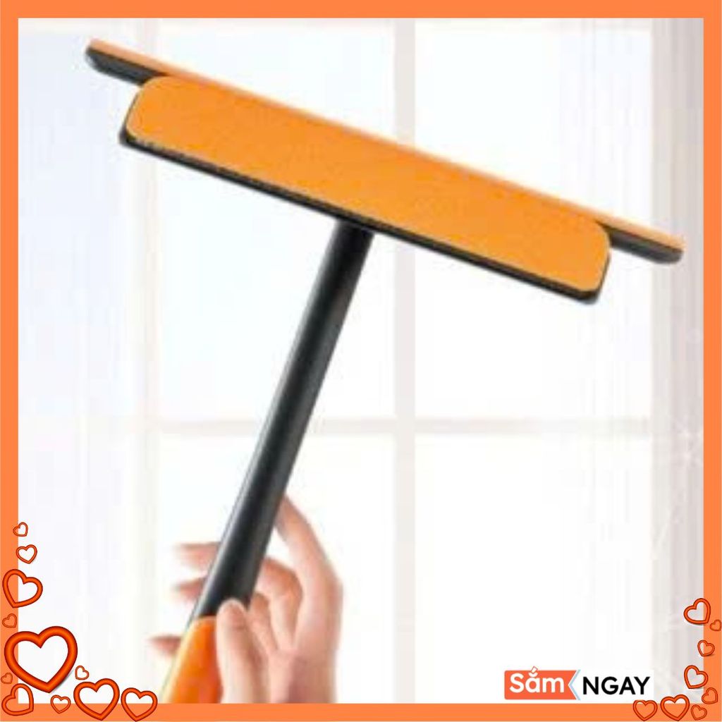 CHỔI GẠT NƯỚC DỌN KÍNH SIÊU TIỆN - Cây Lau Kính Cam Cầm Tay Đa Năng-Cây Gạt Kính 3in1 Nhỏ Gọn Dễ Dùng