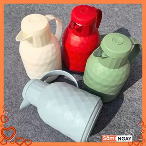 ẤM GIỮ NHIỆT LÕI THỦY TINH 1 LÍT – Giữ Nóng Lạnh Lâu- Thiết Kế Sang Trọng- An Toàn Sức Khỏe