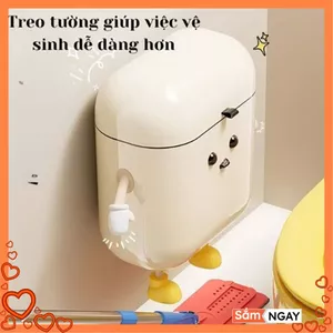 Thùng Rác Treo Tường Chống Thấm-Thùng Rác Gắn Tủ Nhà Bếp Hình Dễ Thương - HỘP ĐỰNG RÁC THỰC PHẨM DÁN TƯỜNG ĐA NĂNG