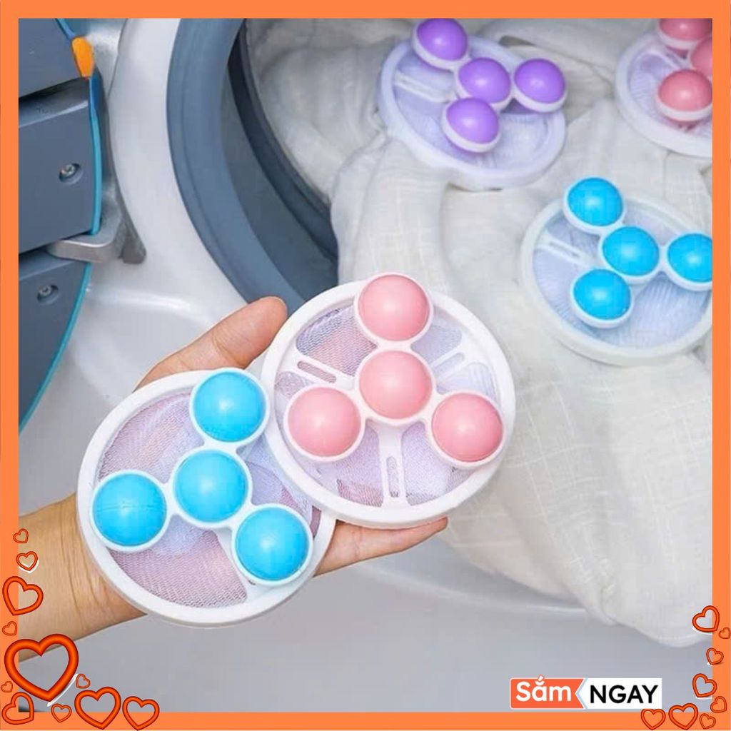 [COMBO 10] Phao Lọc Cặn Bẩn Máy Giặt Thông Minh Hình Quả Bóng- TÚI LỌC CẶN MÁY GIẶT - MÃ: PHAOLOCCAN98