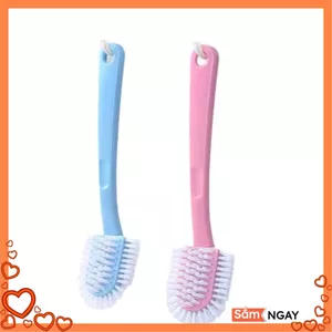 Bàn chải vệ sinh giày dép 2 đầu thông minh có móc treo - BÀN CHẢI ĐÁNH GIÀY
