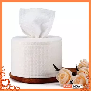Khăn Tẩy Trang Animerry Siêu Mềm Dùng 1 Lần-Khăn Khô Lau Mặt Cotton Tự Nhiên Cao Cấp - CUỘN BÔNG TẨY TRANG THÂN THIỆN DA