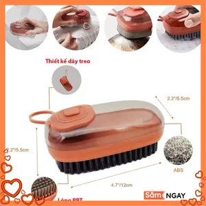Cọ Rửa Đa Năng Có Hộp Xà Phòng-Bàn Chải Có Ngăn Đựng Xà Phòng Đa Năng Dễ Cầm Tay - BÀN CHẢI TÍCH HỢP NGĂN ĐỰNG DUNG DỊCH