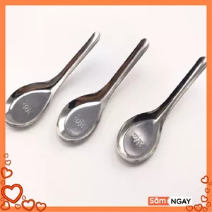 THÌA PHỞ HOA SEN INOX KHÔNG GỈ SÁNG BÓNG BỀN ĐẸP - Thìa Ăn Phở- Muỗng Ăn Cơm-Inox Không Gỉ- Cán Dày Sáng Bóng