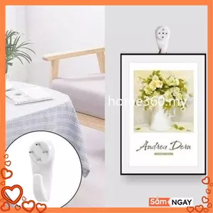 MÓC ĐINH ĐÓNG TƯỜNG TREO VẬT DỤNG GIA ĐÌNH - Set Móc Đinh Đóng Tường Chịu Lực 10kg-Vỉ 2 Móc Đinh Tiện Lợi