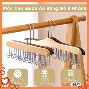 Móc Gỗ Đa Năng Có Thể Xoay 360 Độ - MÓC TREO ĐỒ LÓT - MÃ: MOC TREO DO 4968