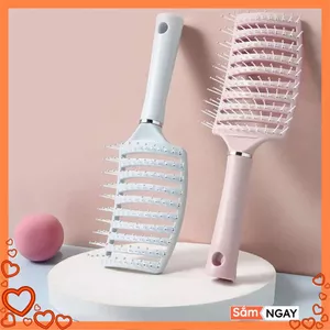 LƯỢC CHẢI TÓC ĐA NĂNG - Lược Sấy Tạo Kiểu Bán Nguyệt Cỡ Lớn Chuyên Dụng - Lược Gỡ Rối Tạo Phồng Tóc