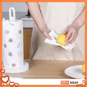Khăn Lau Bếp Tái Sử Dụng Nhiều Lần-Cuộn Khăn Giấy Đa Năng Lau Bếp Cực Sạch - CUỘN KHĂN LAU 40 TỜ TIỆN LỢI KHÔNG GIAN BẾP