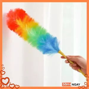 CHỔI PHỦI BỤI SẮC MÀU - Chổi Phủi Quét Bụi Cầu Vồng - MÃ: CHOI PHUI BUI 265