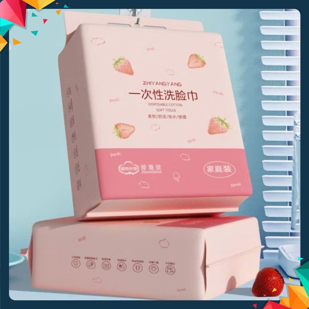 Bịch Khăn Lau Mặt Khô Rút Dạng Túi Treo-Gói Khăn Lau Dạng Rút Treo Dễ Lấy - KHĂN MẶT DÙNG 1 LẦN PHÙ HỢP CHO GIA ĐÌNH