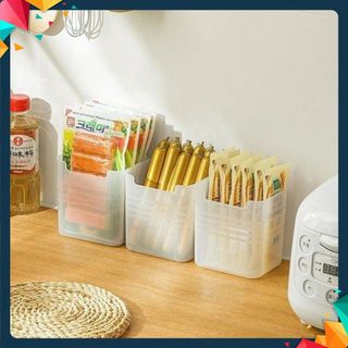 [COMBO 10] Hộp Nhựa (Q12) Đựng Thực Phẩm- Đồ Ăn- Rau Củ Để Cánh Cửa Tủ Lạnh Đa Năng Tiện Lợi