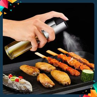 LỌ XỊT DẦU ĂN CẦM TAY TIỆN LỢI - Bình Xịt Dầu Ăn Phun Sương Thủy Tinh Chắc Chắn Chai Xịt Dầu Ăn Dạng Sương Đa Năng