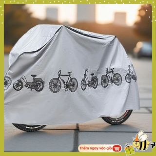 Bạt Phủ Xe Máy - BẠT TRÙM XE MÁY CHỐNG MƯA NẮNG BỤI BẨN CHẤT LƯỢNG CAO CHỐNG THẤM TUYỆT ĐỐI - BAO TRÙM CẢ XE