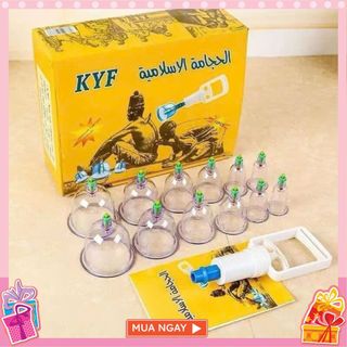 Bộ giác hơi 12 cốc không dùng lửa - BỘ GIÁC HƠI KHÔNG CÓ NAM CHÂM - GIACHOI869