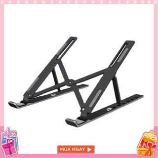KỆ ĐỠ MÁY TÍNH LAPTOP CHỐNG NÓNG - Giá Đỡ Laptop Nhôm Nguyên Khối Sang Trọng-Giá Đỡ Tản Nhiệt Cho Laptop Chống Trượt