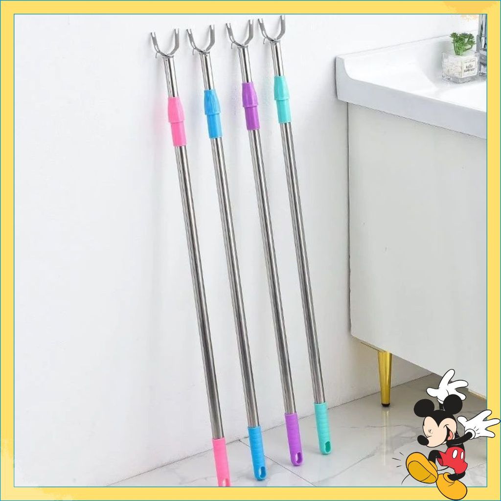 CÂY PHƠI QUẦN ÁO BẰNG INOX KÉO DÀI 1-5M CÂY GẬY LẤY ĐỒ TRÊN CAO CÓ THỂ KÉO DÀI XẾP GỌN - Gậy Lấy Đồ Trên Cao