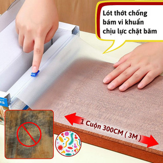 Cuộn Lót Thớt Dùng Một Lần 300cm – Làm sạch thớt, Chống mốc, Kháng Khuẩn, Chống Trượt, Giữ Thớt Sạch Ngói - LT01