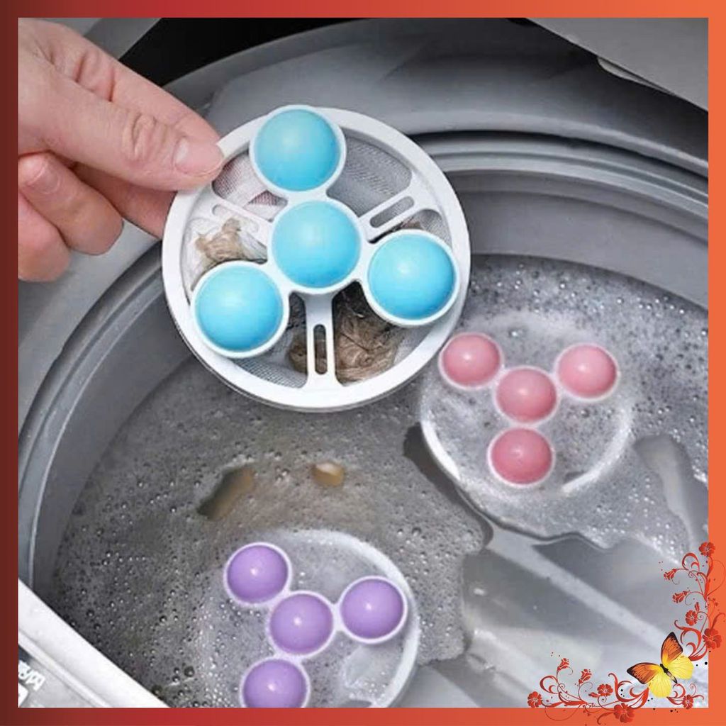[COMBO 10] Phao Lọc Cặn Bẩn Máy Giặt Thông Minh Hình Quả Bóng- TÚI PHAO LỌC CẶN MÁY GIẶT - MÃ: PHAOLOCCANMAYGIAT698