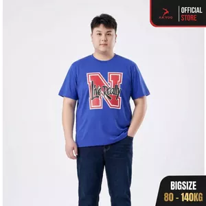 Áo Thun Nam Bigsize 80-140kg AKYOO Cao Cấp, Chất Liệu Cotton Co Giãn, Thoáng Mát, Akyoo Bigsize Nam - AT X IN