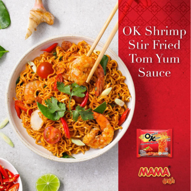 COMBO 4 GÓI MÌ TRỘN MAMA 85G(TRỨNG MUỐI-TOMYUM)