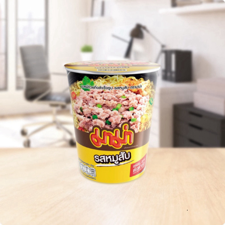 Combo-Mì Ly Mama Thái Lan các loại(Thịt Bằm-Tomyum-Vịt Tiềm-Chay Rau Củ)