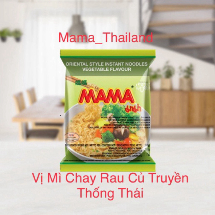 [Thùng 30 gói] MÌ Gói Mama Thái Lan 55g-60gr